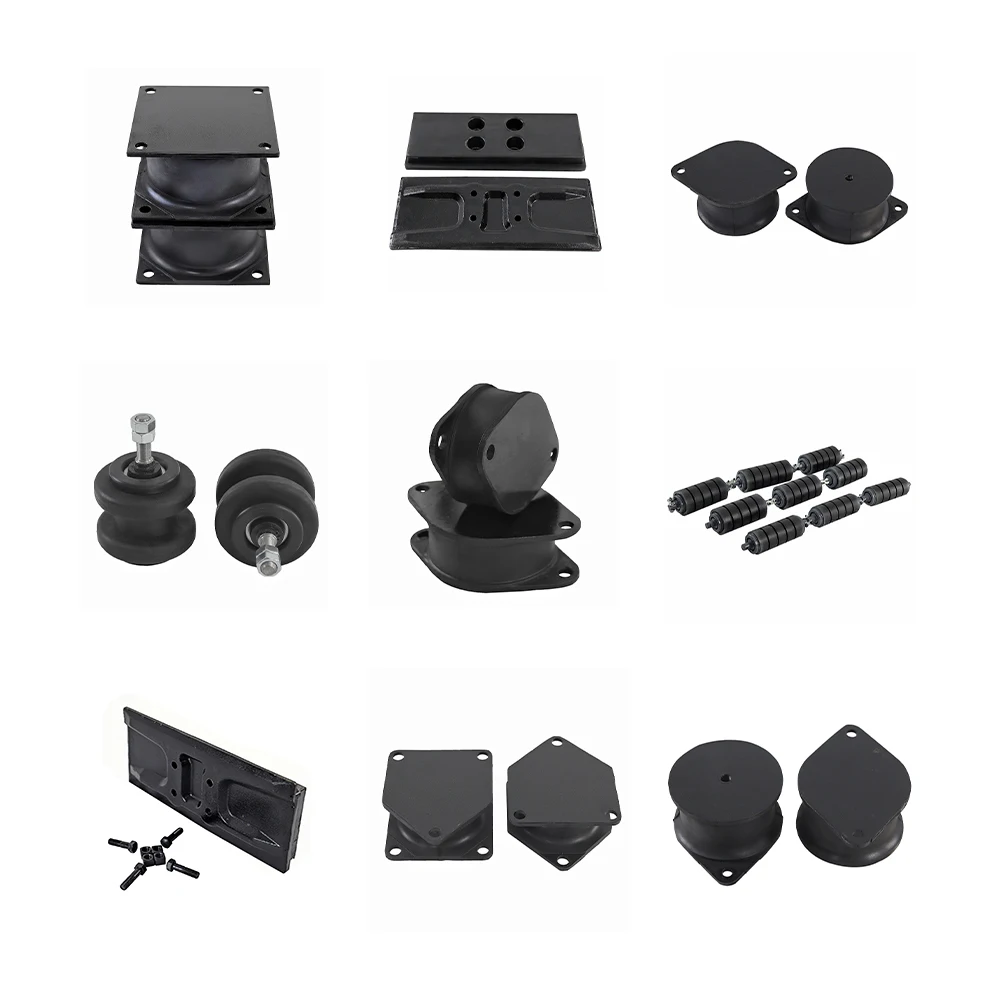 Heavy Duty Mining Industry Rubber Impact Idler Conveyor Impact Rollers