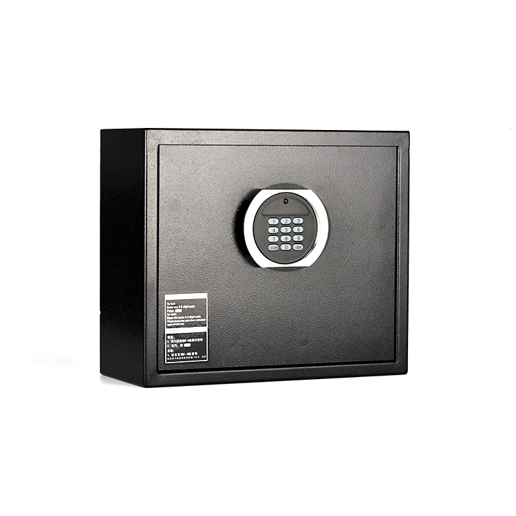 Hot sale customized top open electronic coin smart fire proof safe deposit box lock for hotel or home