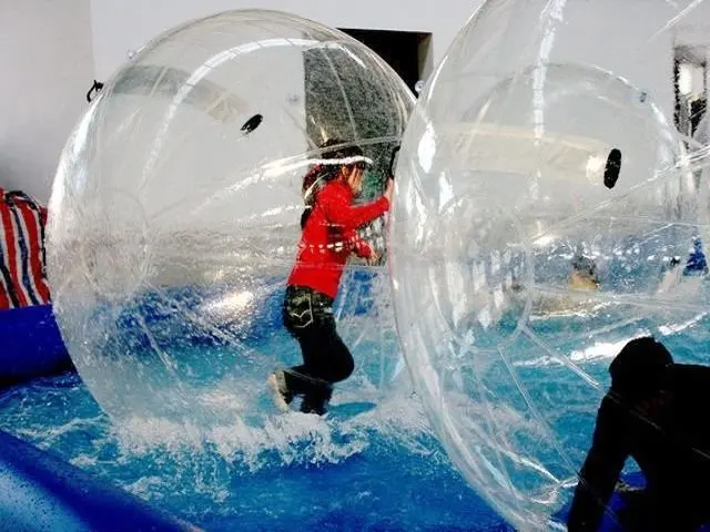 High quality cheap TPU water walking ball inflatable running water bubble roller ball for kids