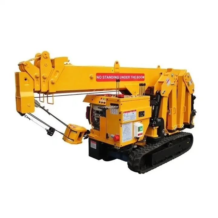 HBX3.0 Light Duty Five  Section Hydraulic Boom Wireless Remote Control Mini Hydraulic Crane