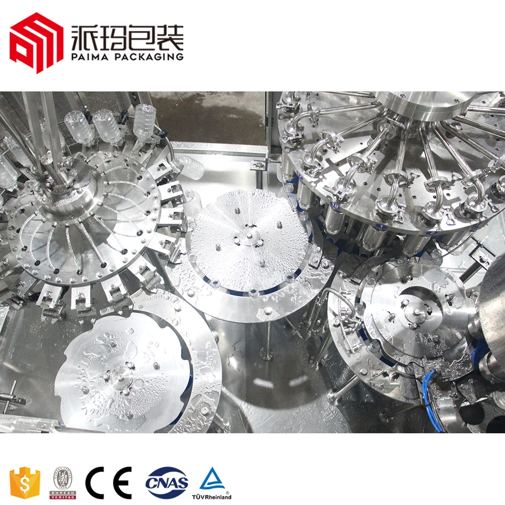 Turnkey Plant Perrier Soda Sparkling Water Carbonated Drink Gas Beverage Filling Machine Cola Pespi Fenda Sprite Production Line