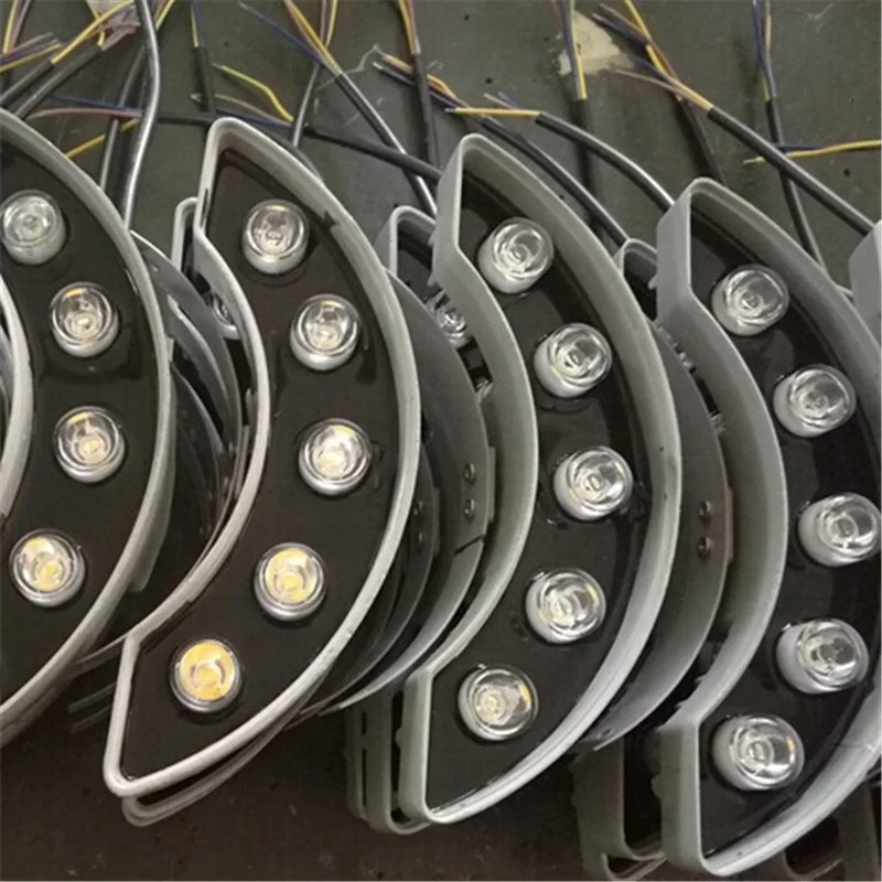Outdoor Curve Corrugated Lamp Crescent Lamp Tile Light Roof Landscape Light For Park