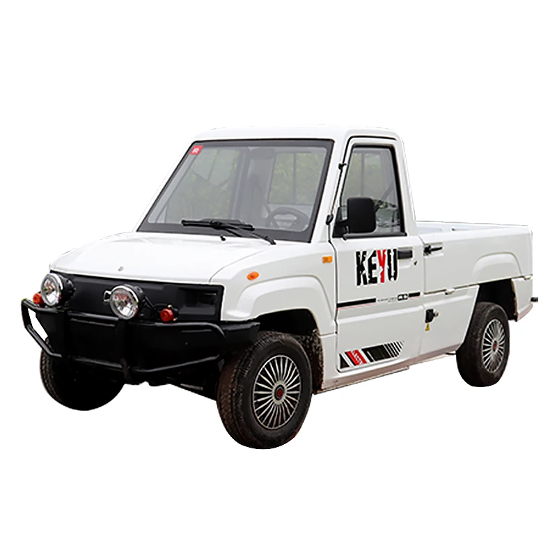 2024 New Product New Trend 2 Seat Mini Pick up 4x4 Electric Car Truck Pickup China Mini Electric Pickup Truck