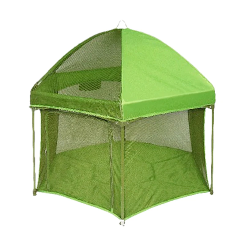 Outside Folding Breathable 6 Side Mesh Game Playpen for Baby Kids