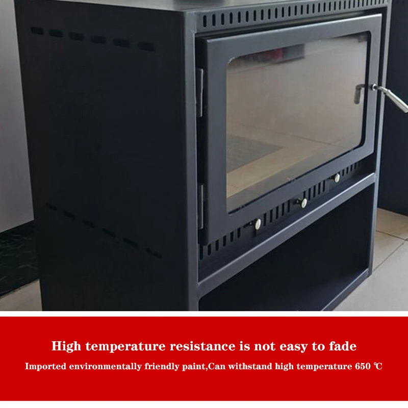 Free Standing Type Wood Burning Cooking Stove 600x500x750 mm For Hotel,Villa,Apartment