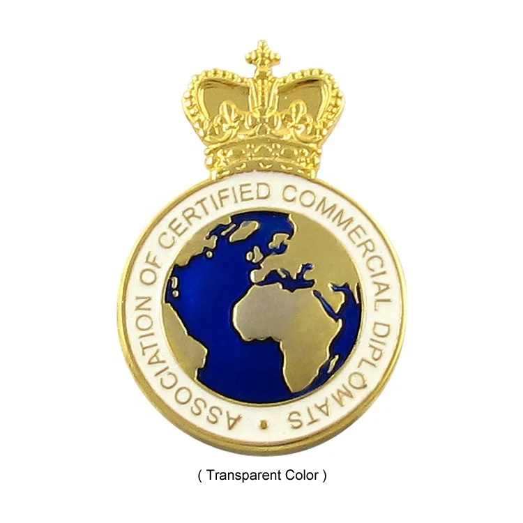 No Minimum Blank Transparent Lapel Pins for Suit Men