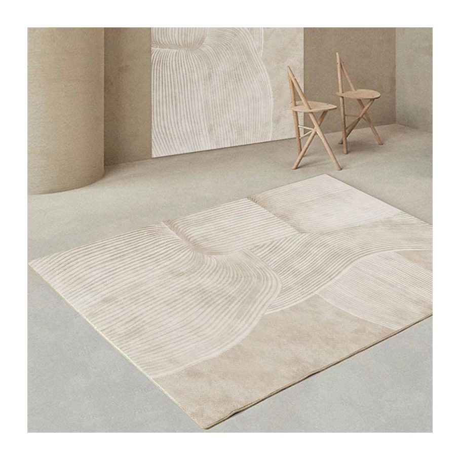 Customized Modern Line Drawing Thickening Living Room Carpet Bedroom Bedside Floor Mat Rugs