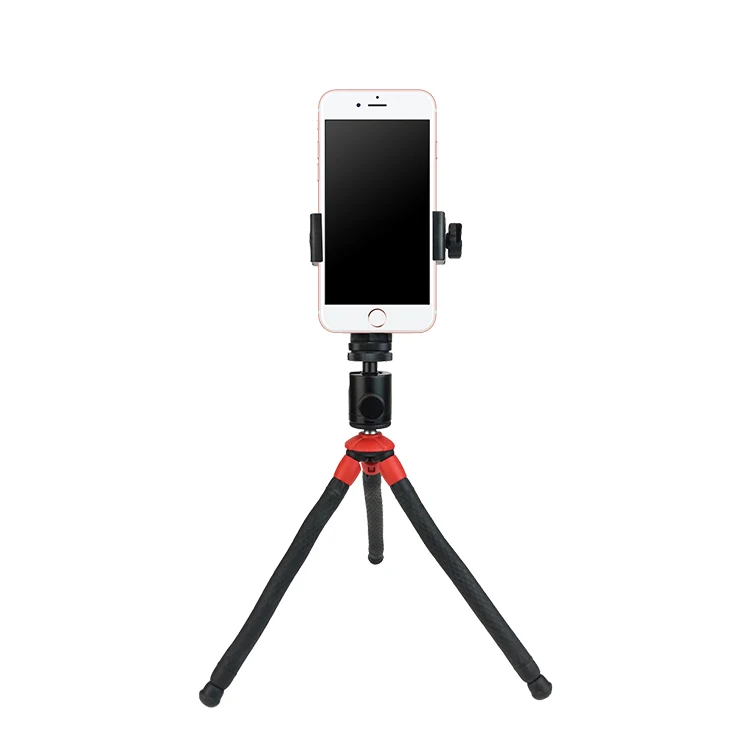 Customized factory cheap price high quality portable octopus cell phone tripod stand for mobile tripod holder