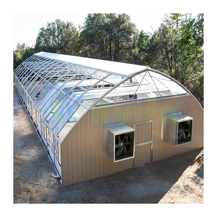 Medical Planting Hemp Agricultural Greenhouse with Blackout Curtain