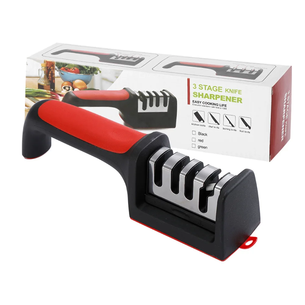4 в 1 креативная ручная бытовая точилка для ножей инструмент быстрой заточки ножниц кухни сделанный стальным алмазным материалом