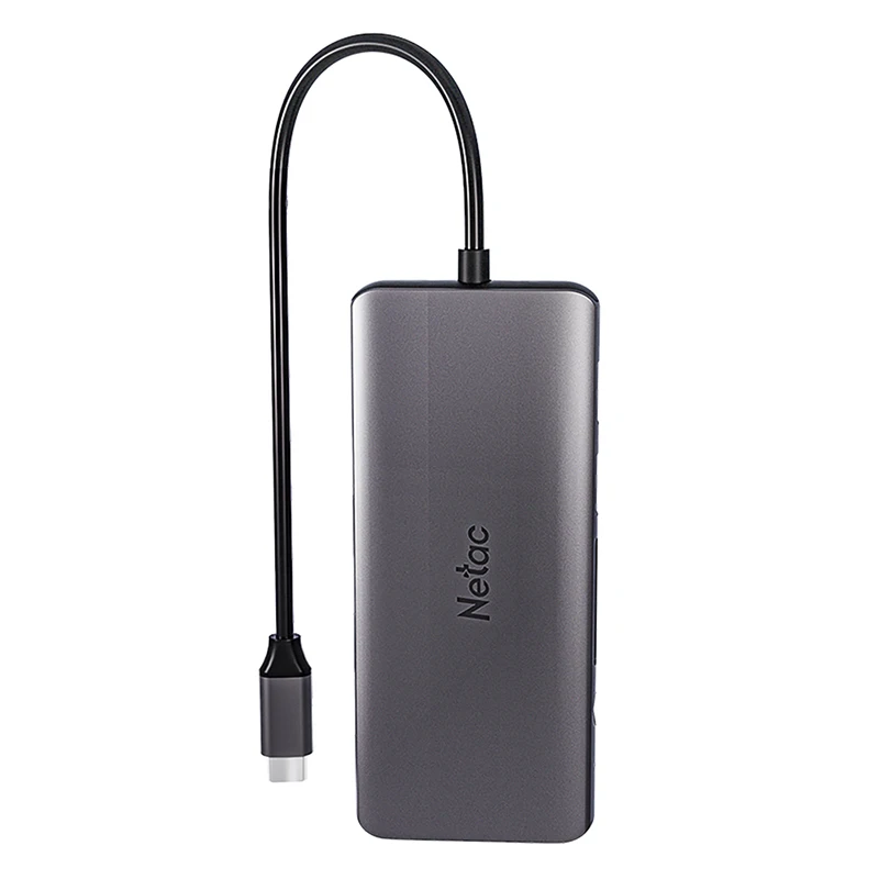 Netac Docking Station Laptop Type C 3.0 USB Hub 11 in 1 Multi-interface adapter extension dock Type C Data Por Charging OEM ssd