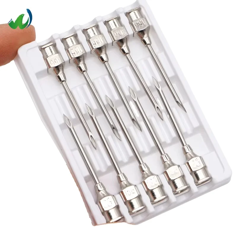 High Quality Reusable Veterinary Syringes with Stainless Steel Injection Needle Veterinary Instrument