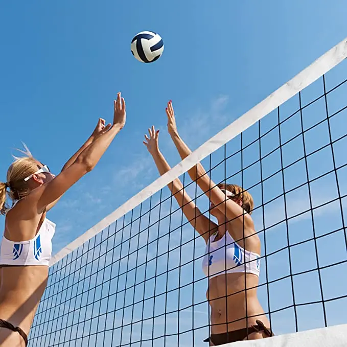 Factory wholesale beach volleyball training equipment net system volleyball ball nets