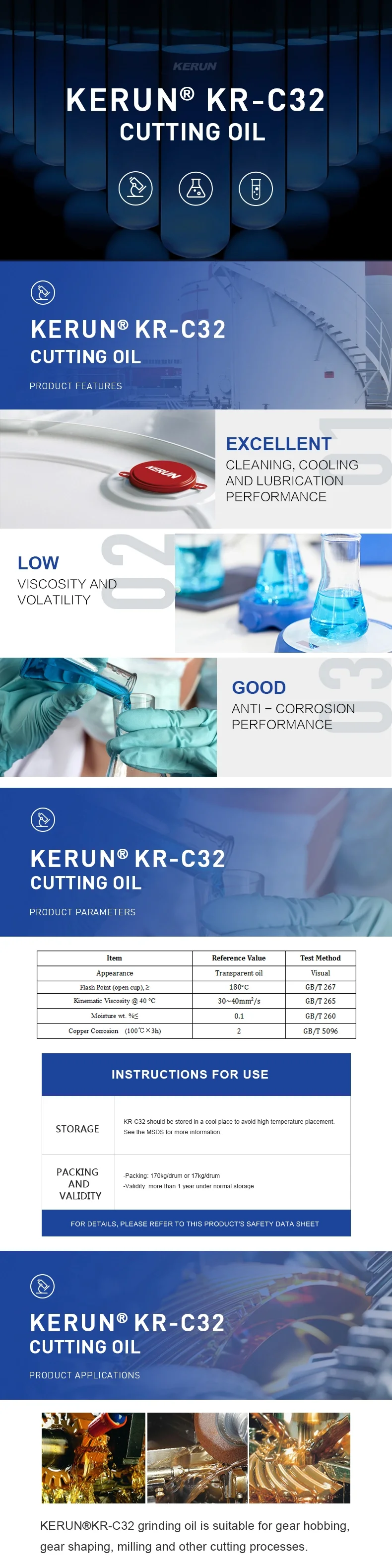 Kerun Cutting Oil Kr-C32
