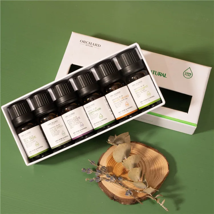 Spring wake-up gift set organic therputic grade essential oil 10 ml*3 for diffuser humidifier