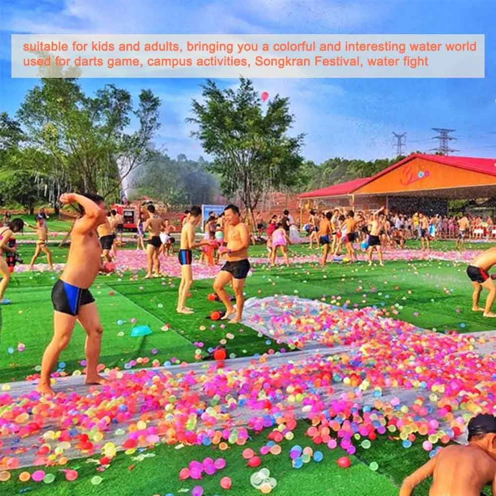 High Quality Happy Baby Full Color Round Ballon Holi Instant 111pcs Inflatable Water Bunch Balloon Bundle Globos for Summer