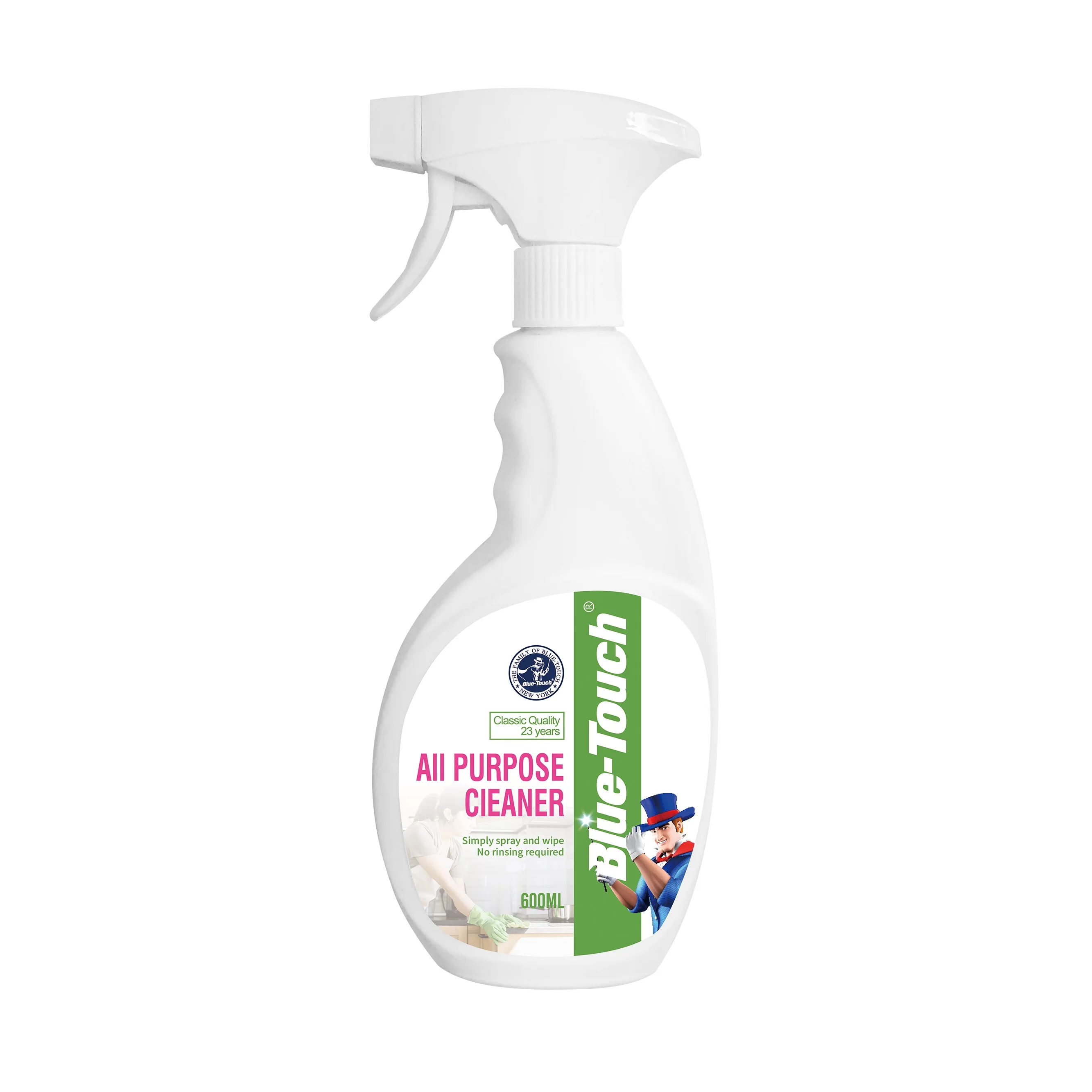 Multifunctional Water-Free All-Purpose Cleaner Disposable Spray Liquid Detergent for Household Floor Furniture Leather