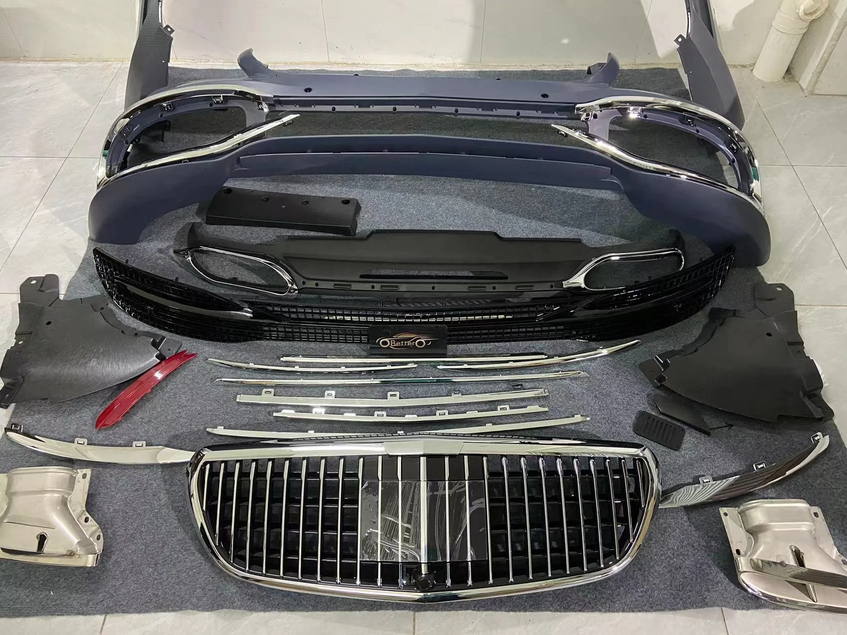 Лучший высококачественный Комплект кузова автомобиля для Mercedes Benz E class w213 2016-2020 в стиле Maybach, передний и задний бампер