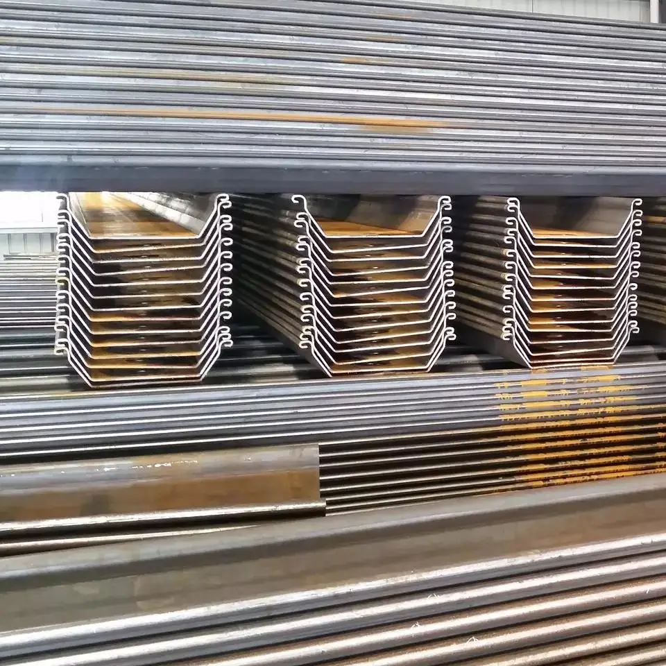 400*100mm 400*170mm Steel Factory Supply Sheet Pile Type 2 Steel Sheet Pile