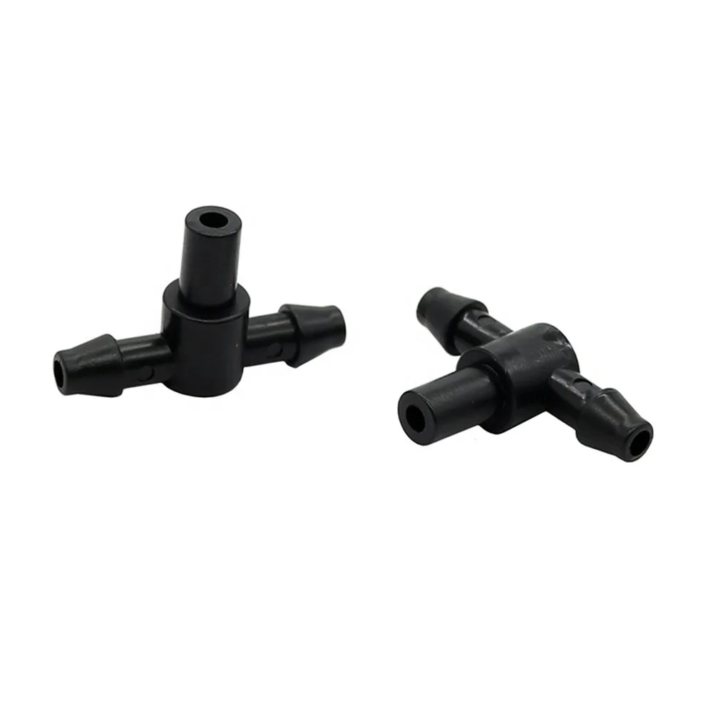 Drip Micro Irrigation System Fittings Hose Barbed Connectors Tee Joints For 1/4 Inch Hose