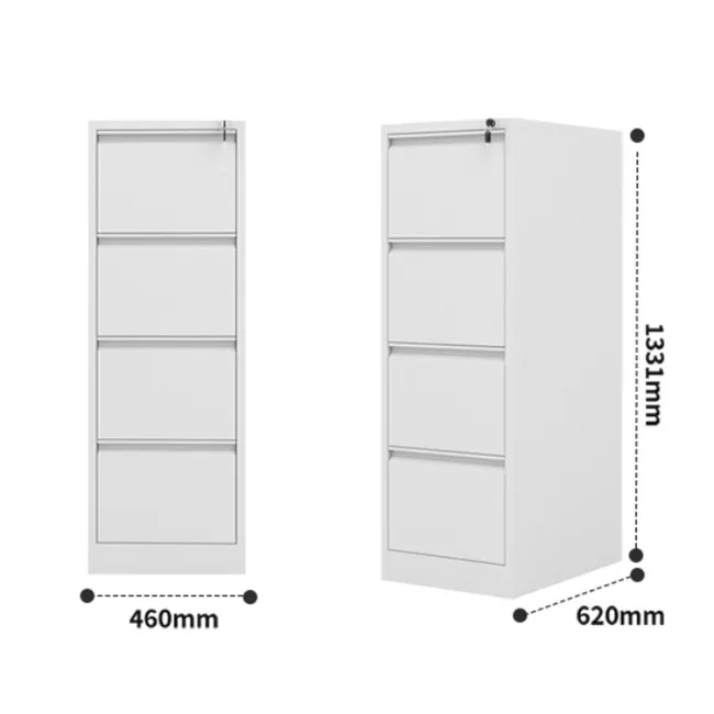 Office storage 2 3 4 drawer file cabinets furniture vertical wholesale a4 steel iron storage filing cabinet with multi-drawers