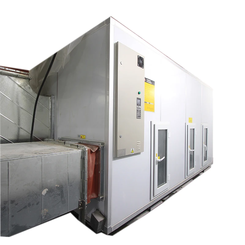 Commercial shopping mall hotel forced air central HRV mechanical filtration fresh air ventilation system