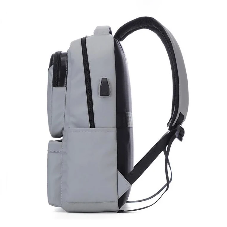 waterproof business travel Backpack Schoolbag Male College Shoulder Computer Bag with usb