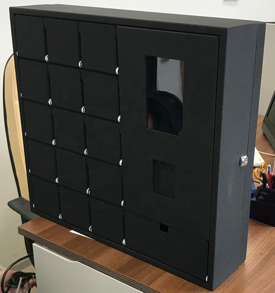 Смарт-шкафчик для ключей RFID Настенный Шкафчик отеля Количество коробок