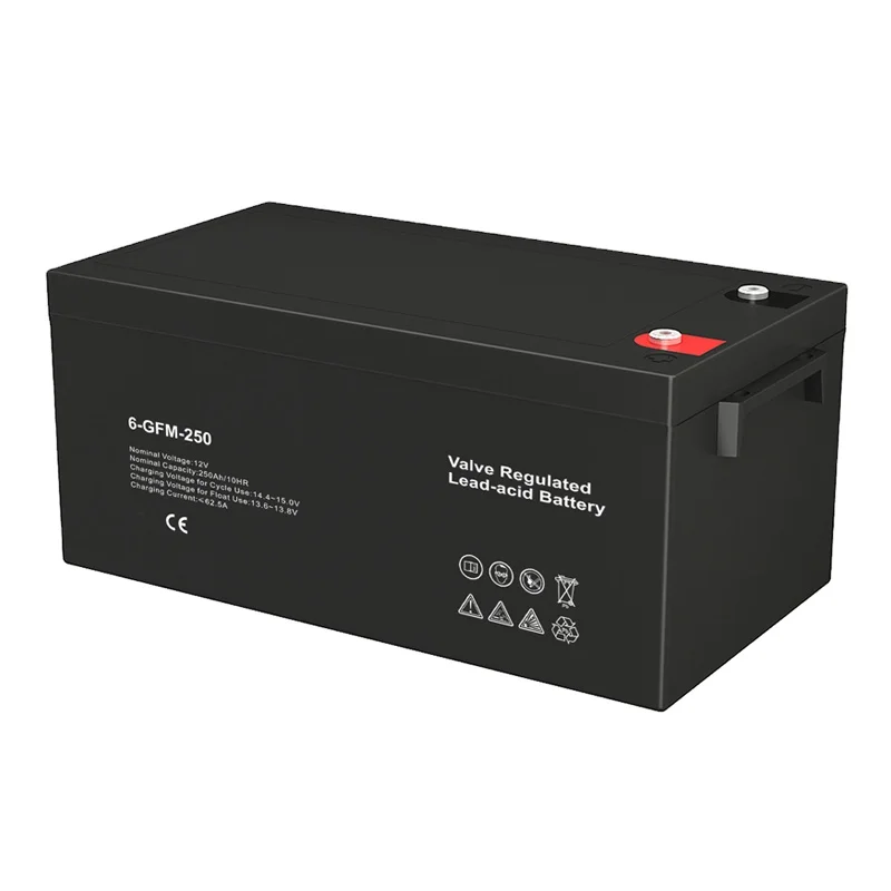 Deep cycle AGM battery 12V 250AH Lead Acid Solar Battery with factory price for 48V solar home system use easily