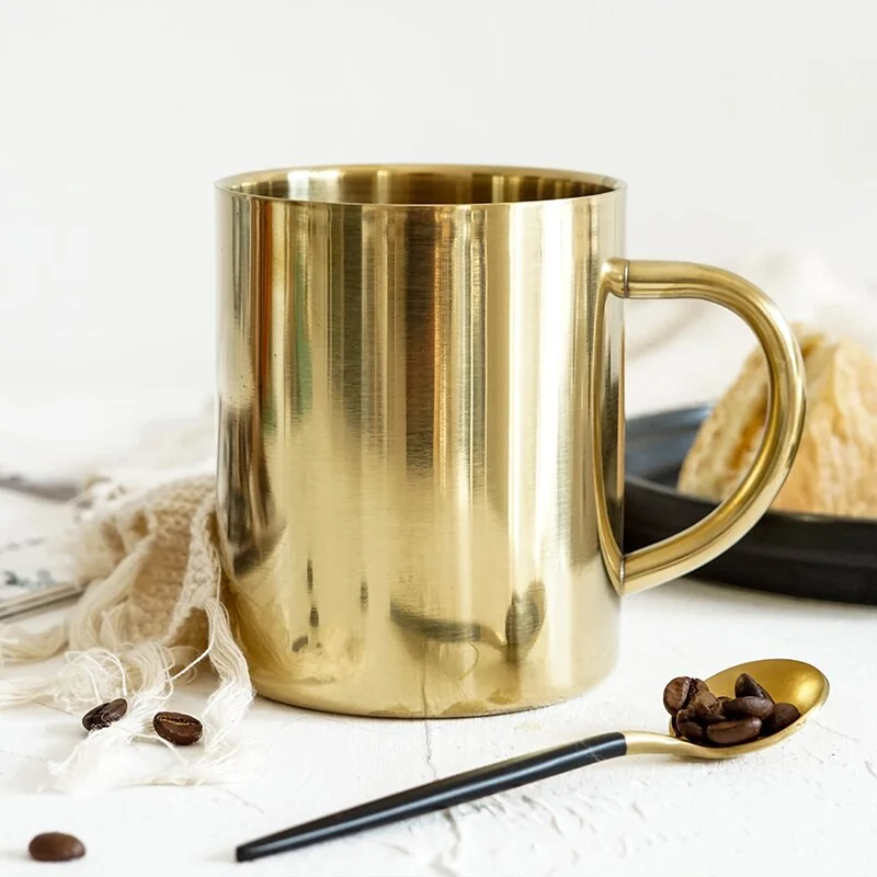 500ml Stainless Steel Moscow Mule Mug Custom Copper Mug Sublimation Mug Tumbler Straight Cup