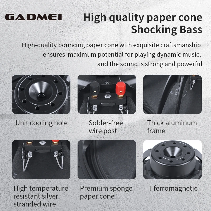 Subwoofer speaker 12 inch bass powered line array speaker pa system outdoor concert sound system