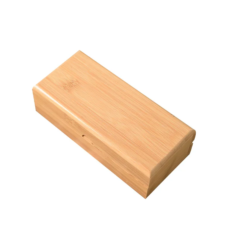 Custom logo storage sunglasses bamboo wooden eyewear glasses packaging case and box