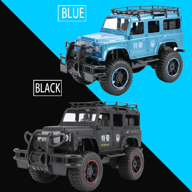 Multifunction Led Light Military Equipment Swat Police Simulation Model Truck Off-Road Rc Remote Control Car