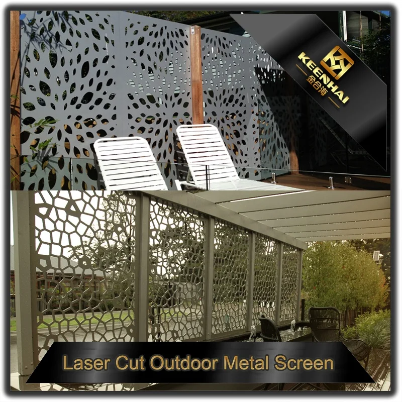 
Architectural Laser cutting Sheet Metal Aluminum Screen Panel for Garden Fence Facade 