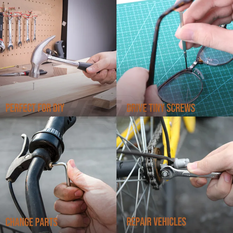 Canpro complete household hand tool box set kit for home 53 pcs home tool kit repair tool set