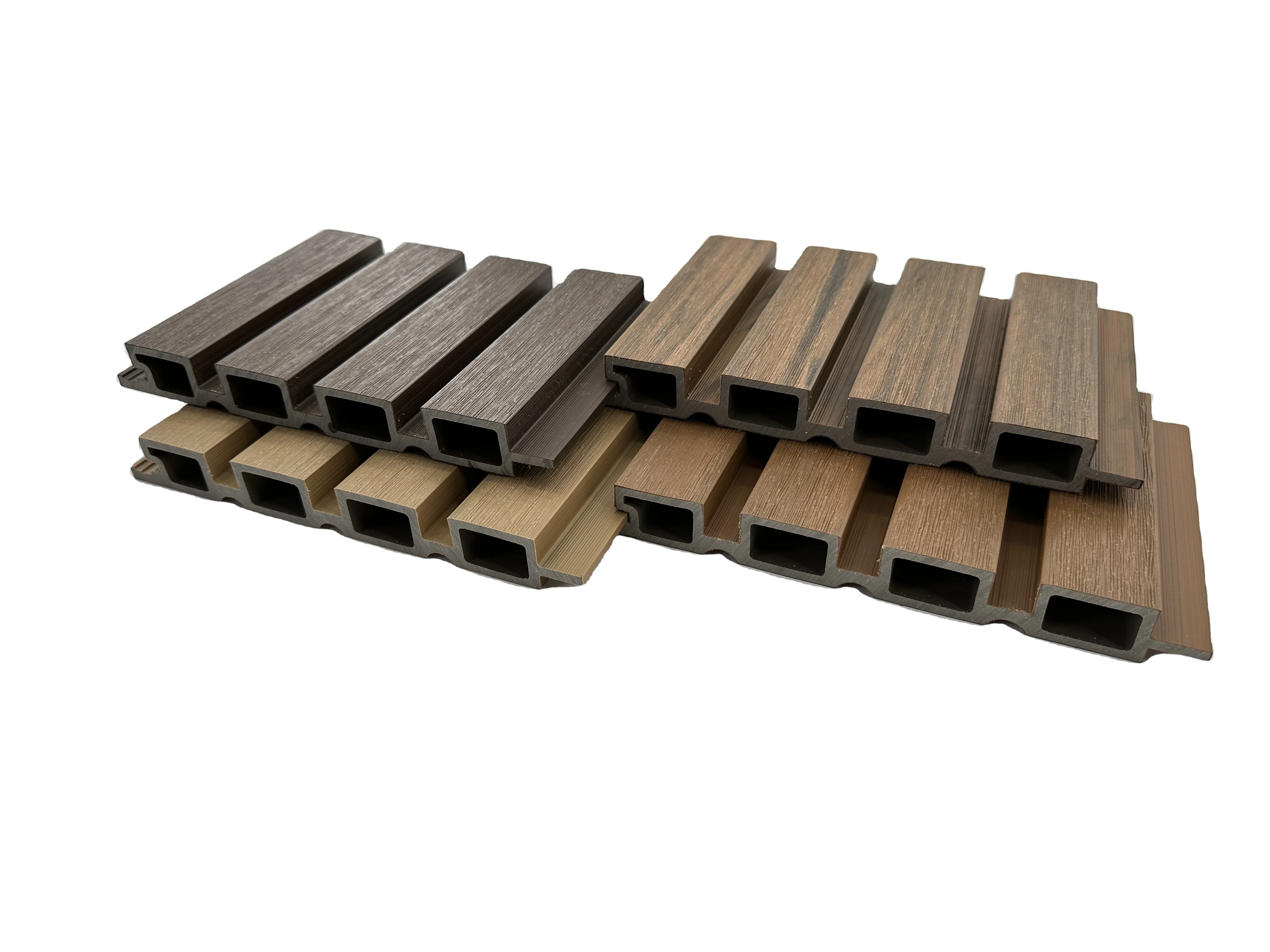 Outside co-extrusion wpc wall board building exterior decoration wood plastic composite cladding panel