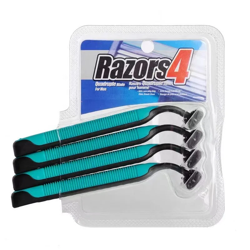 4pcs/set  disposable lady safety eyebrow razor High Quality ldouble edge razor blade for Body Beauty shaver for women