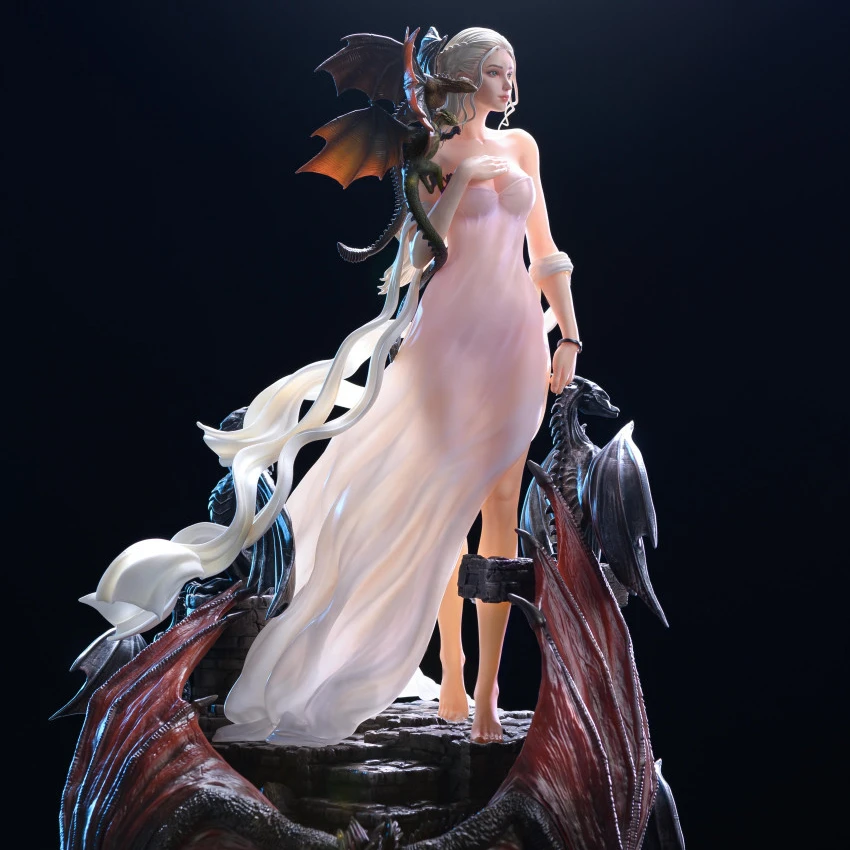 Фигурка американского аниме GK Black Pink Dragon Queen для коллекции