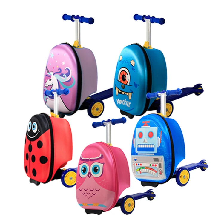 
17 inch EVA carry-on luggage kids scooter suitcase Luggage Travel Bag set for Wholesale Promotional 