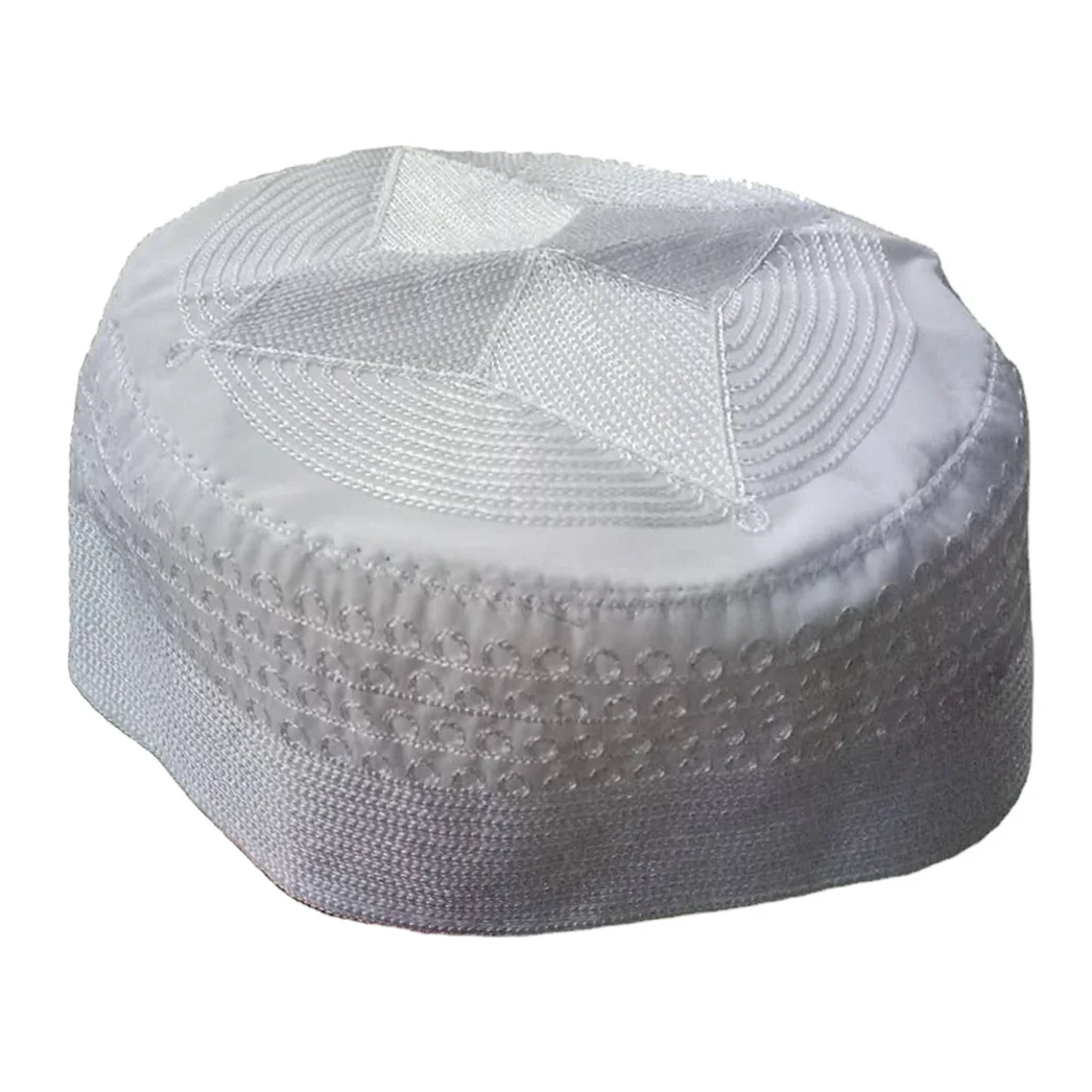 Muslim prayer caps men, white