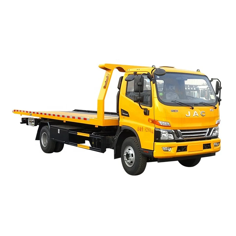 JAC Flatbed Wrecker Truck 4x2 Road Rescue Towing Truck with Winch for Sale