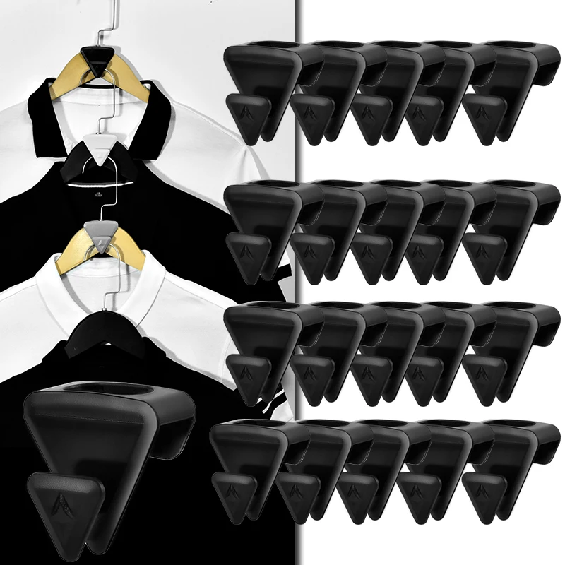 HYB OEM Gantungan Space Triangles Hanger Hooks Plastic Hanger for Cloths