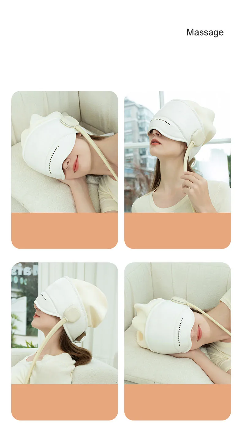 Electric therapy products wireless muscle helmet portable vibrating electric head massager