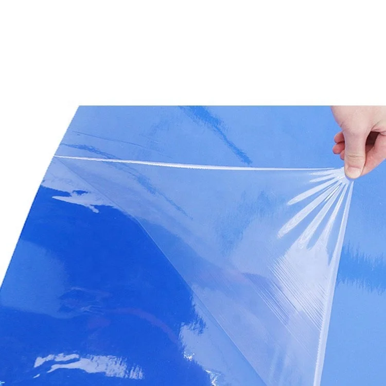 Low price disposable floor dust control sticky mats dust control cleanroom sticky mat manufacturer for basketball