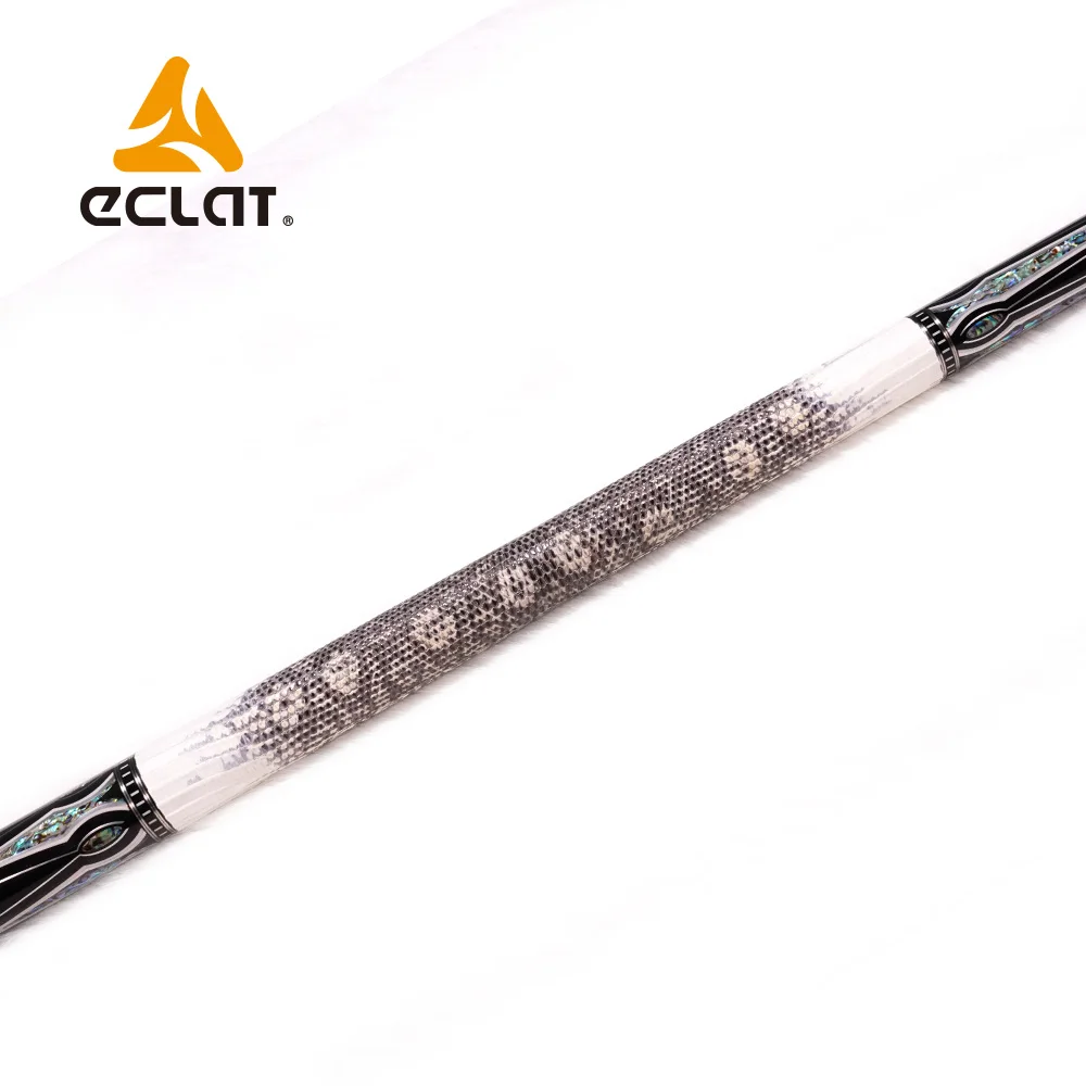
Eclat high end pool cue LGZ-04 ebony wood with seashall inlay maple cue 