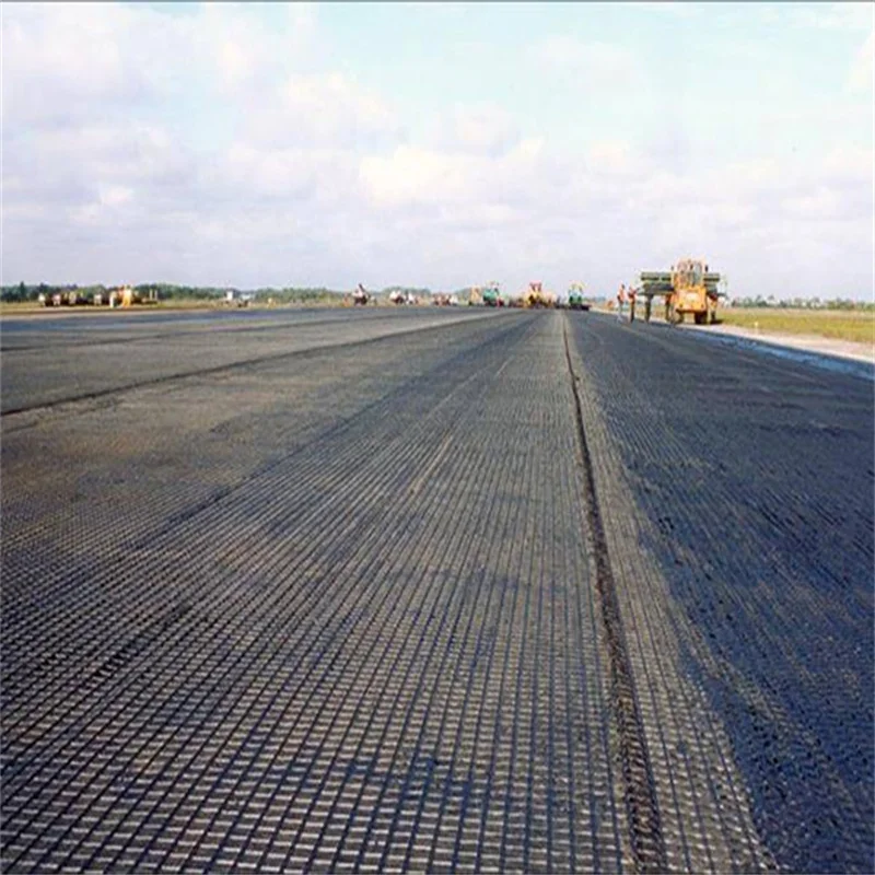 Factory Sale  Glass fiber grid composite geotextile  for Road High Quality Factory Price PP Polypropylene Plastic Soft Black