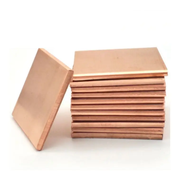 99.9% C52485 metal purple copper sheet 4x8 supplier 0.3mm 3mm 5mm 10mm 20mm thickness pure red C52485 copper plate