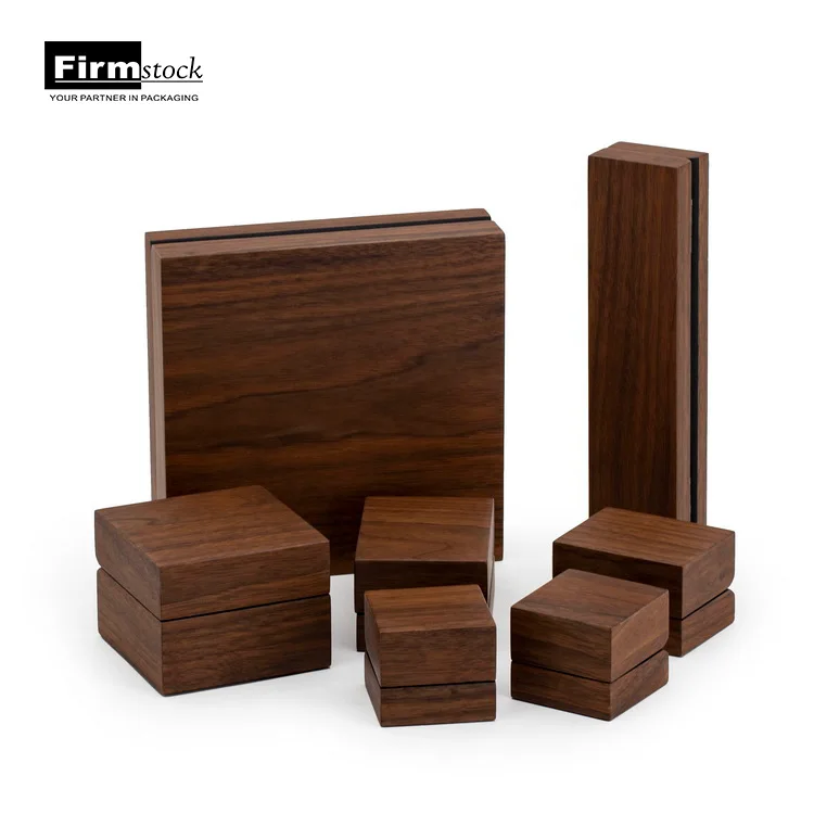 Wood Jewellery Boxes wooden Organizer Gift Custom Ring Packaging Bangle Box