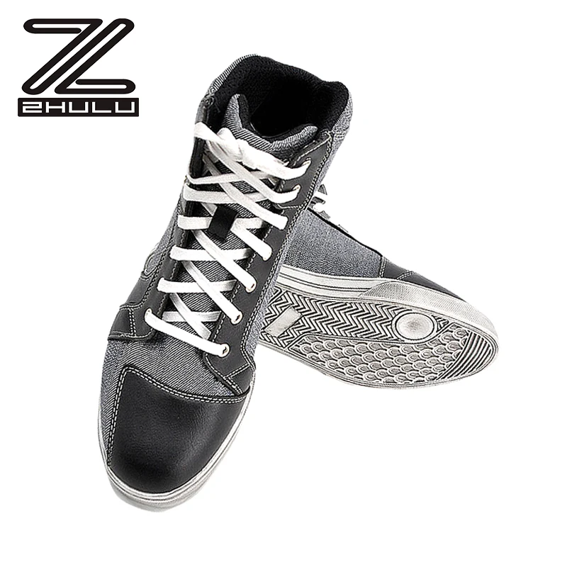 Popular reflective Motorbike shoes Recreational protective motorcycle riding boots
