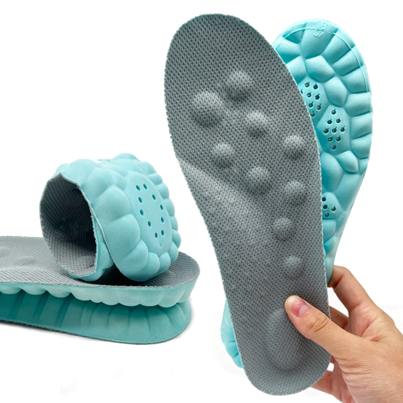 4D Cloud Technology Super Soft Comfort Insoles Foot Protection Cloud Feeling Insole U-Shape 4D Sports Memory Foam Insoles